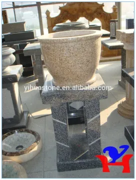 Popular flowerpots in the garden used