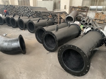 Coal washing plant wear-resistant pipes