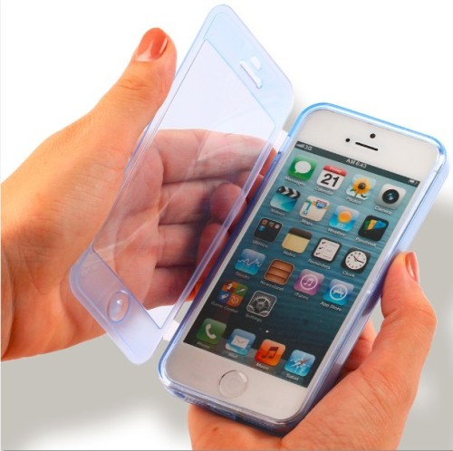 TPU Flip Cover Case for iPhone 5 (KT-11033)