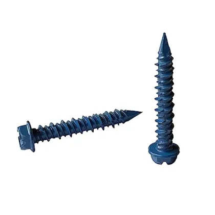 Tapcon Screws 1/4 Hex Washer Head Concrete Anchors