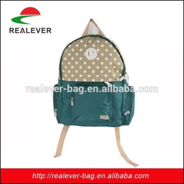 grey color oxford children school backpack 2015