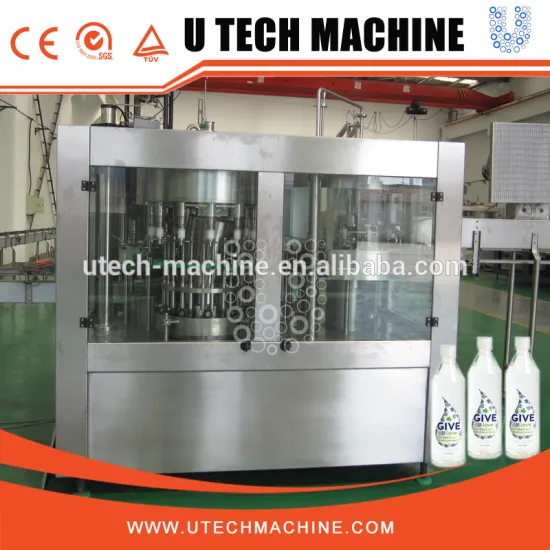 U Tech 3 in 1 packaged drinking water plant for mineral water equipment