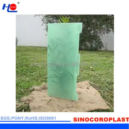 PP Plastic Corrugated Board Tree Guard Protection