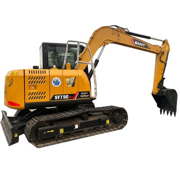 Juefu: High-Quality Used SANY Excavators including SY75, SY95, SY55, SY60, and SY75 Pro Models
