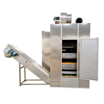 Industrielle Dampfgürtel -Trocknungsmaschine für Tierfutter extrudiertes Granulat