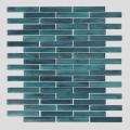 Malachite Green Glass Mosaic Tiles For Kitchen Backsplash