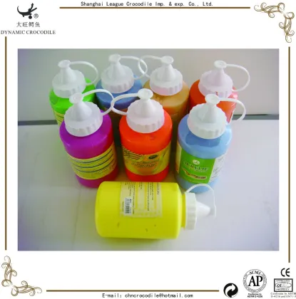 500ml acrilic paint, colorful rubber paint, wall paint , EN71-3