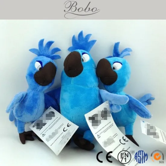 Rio plush stuffed birds toy for kid