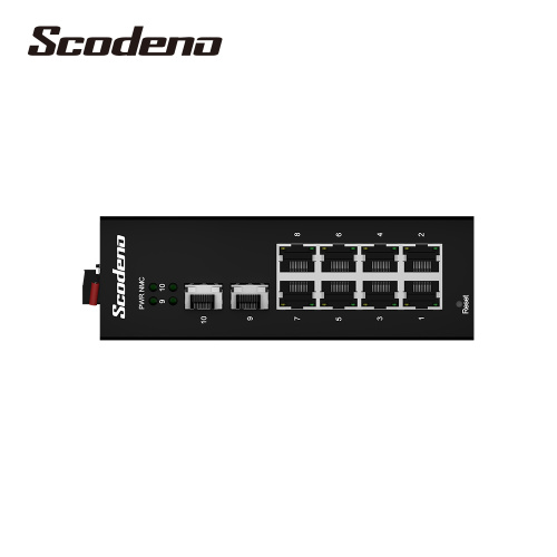 L2 Surge Protection 10 Ports Managed Industrial Switches for CCTV or IP security system