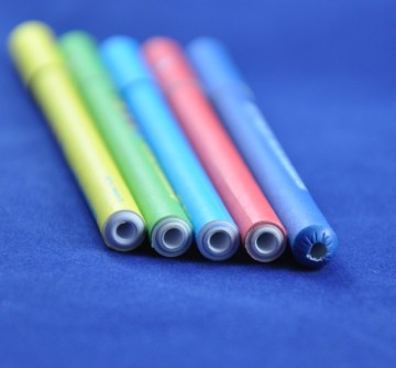 color paper ballpoint pens with paper top