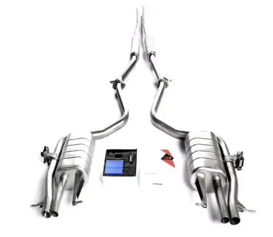 Carbon Fiber Exhaust and Muffler Tips for Various Mercedes-Benz Models