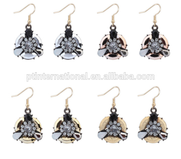 Earring, Fashion Crystal Earring, Zinc Alloy Charm Earring Wholesale PZ15267