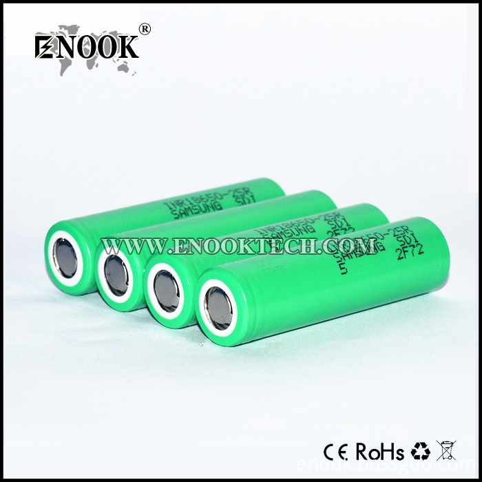 Samsung 25R 2500mah 18650 Rechargeable Battery