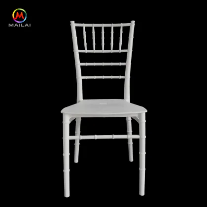 Buy White Resin Plastic Chiavari Chairs | Tiffany Chairs