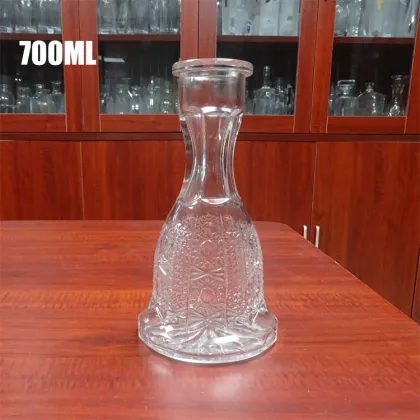 Various size 700ml glass bottle shisha large hookahs for sale