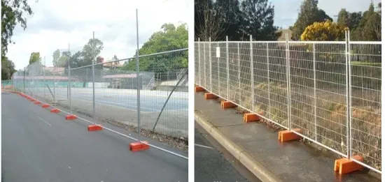 6ft PVC Temporary fence panel