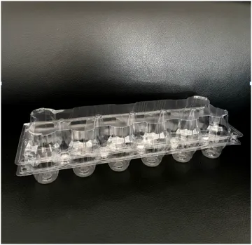 Transparent PET Packaging for Plastic Egg Box