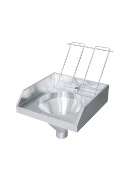 Stainless steel sluice sink