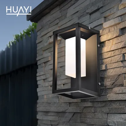 HUAYI China Wholesale LED Solar Wall Lamps