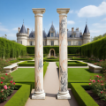 Classic Marble Decorative Column for Interior Design
