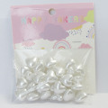 Heart shape imitation baroque faux pearls for crafts