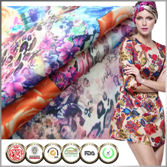 Zhengfang Oeko-Tex Standard 100 Polyester Cheap stretch satin fabric
