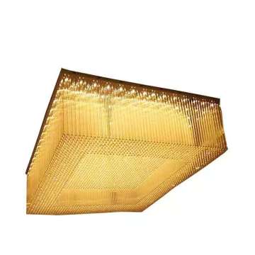 Luxurious Crystal Ceiling Lamp for Hotel Lobby and KTV Club