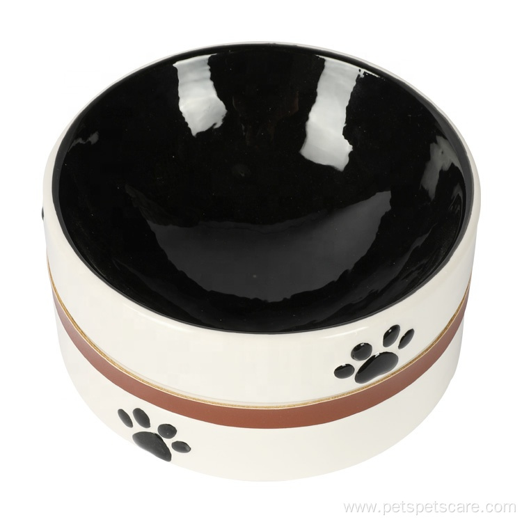 Wholesale Customizable Luxury Pet Ceramic Bowl for Cats