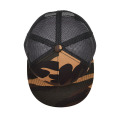 Camo Camo Brim Mesh Cap Hat com fivela de plástico