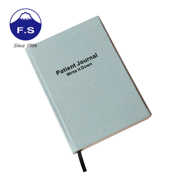 Agenda do diário de notebook de tecido A5 com bolso
