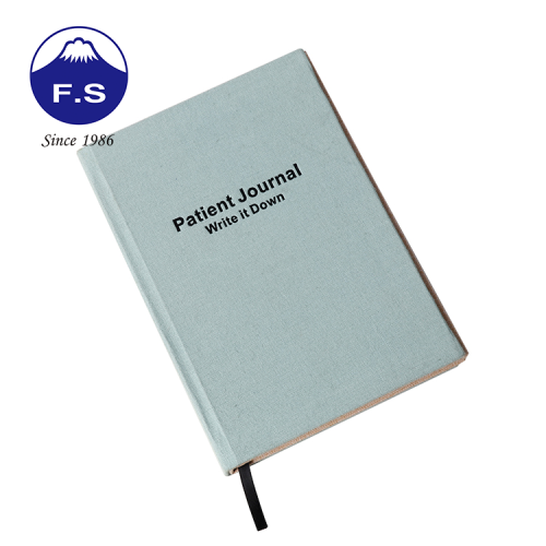 A5 Stoff Fabric Notebook Journal Agenda mit Tasche