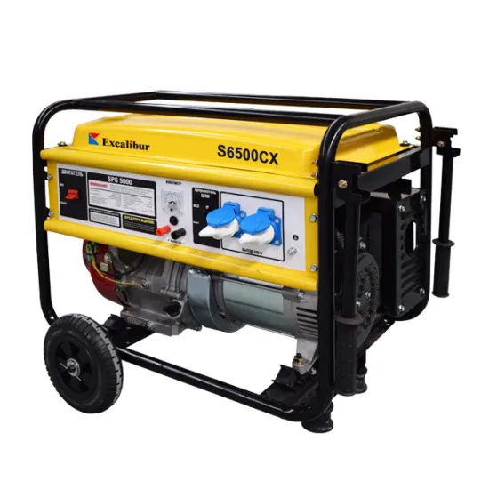 Excalibur Mini Portable 5KW Electric Start 220V/380V Gasoline Open Type Generator for Sale