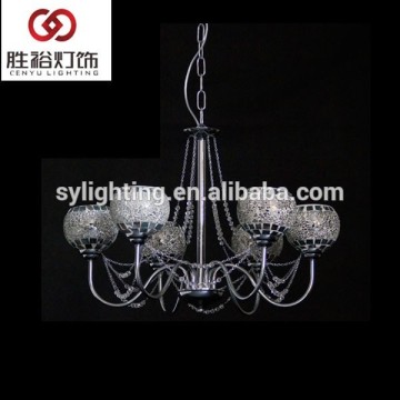 2016 new product indian arabic glass mosaic chandelier stained glass led light for home or hotel