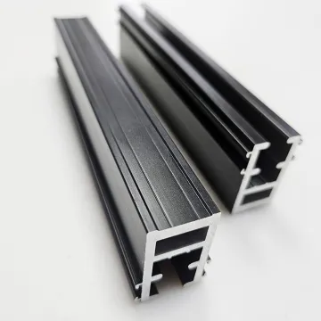 Custom Black Spray Aluminum Profiles for Doors and Windows (6063/6061)