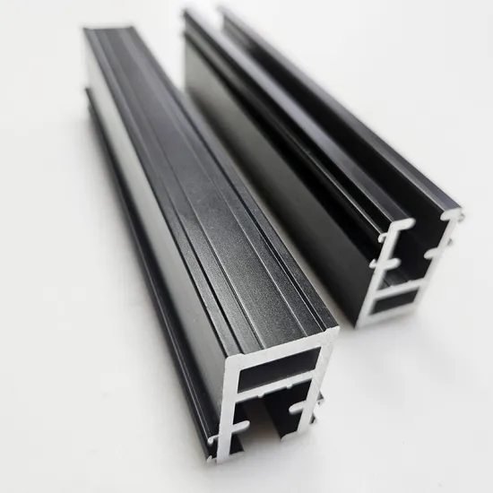 Custom Black Spray Aluminum Profiles for Doors and Windows (6063/6061)