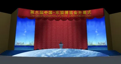 roller up curtains for stage