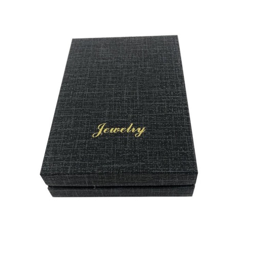 Customised Logo Black Gift Boxes With Lid