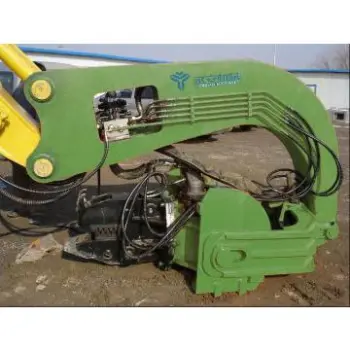 Excavator mounted pile driver V-400C