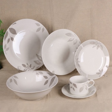24pcs Kitchen Plates Set - Dinnerware Dishes Bowls Mugs Tableware Sets