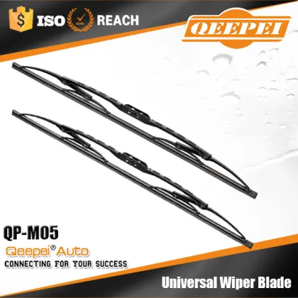 Natural rubber bosch type frame car wiper blade 1.0mm popular high performance traditional economical bone wiper blade