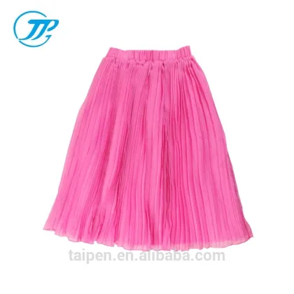 Summer Kids Girls Skirt Pleated Wear Skirt Dress