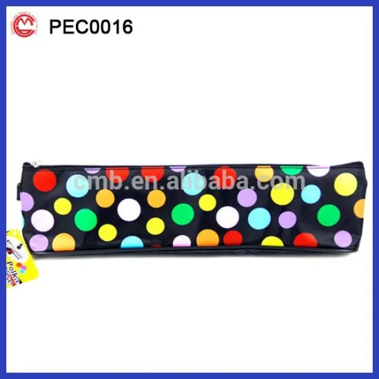 beauty zipper colors simple cute pencil case