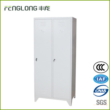 Bedroom almirah design double door metal locker/clothes storage closet