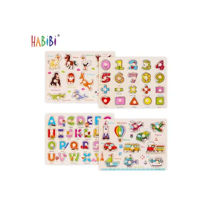 Handcrafted Wooden Jigsaw Puzzle for Kids: Math Learning and Entertainment
