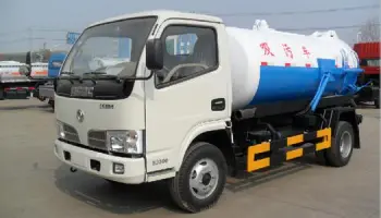 DONGFENG vacuum sewage suction truck