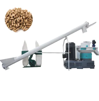 Domestic Mini Wood Pellet Mill with 90kw Motor for Industry Mahogany Sawdust