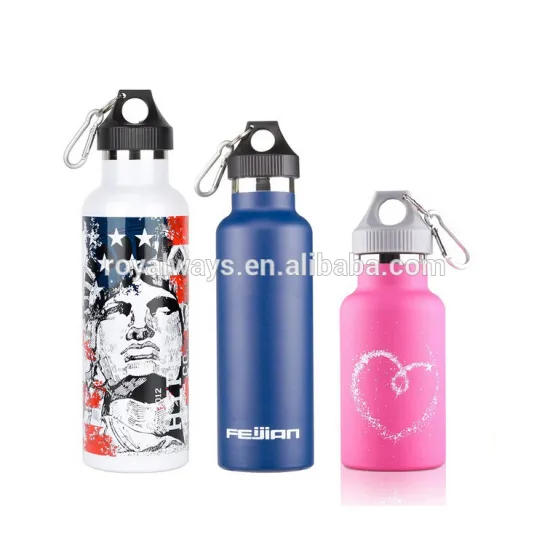 Eco-friendly Insulated Stainless Steel Travel Water Bottle With Carabiner