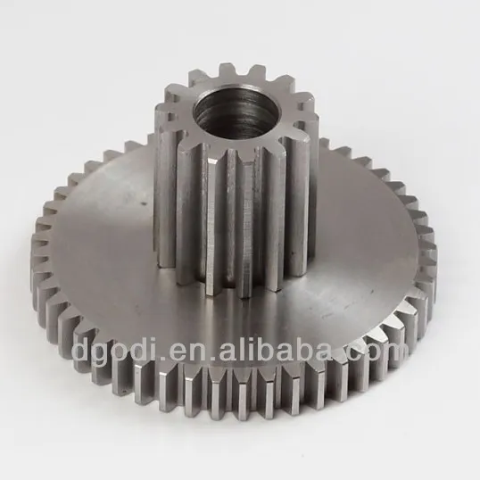 small stainless steel spur tooth dual gear