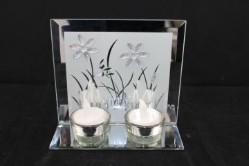 Glass Candle Holders