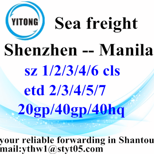 Shenzhen Cargo shipping agent Shipping to Manila